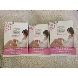 Set Of 3 Silk'n SensEpil Hair Removal Lamp Replacement Cartridges